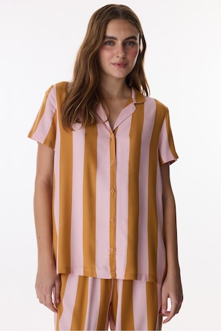 Penti Renkli Bella Çizgili Gömlek Pantolon Pijama Takımı