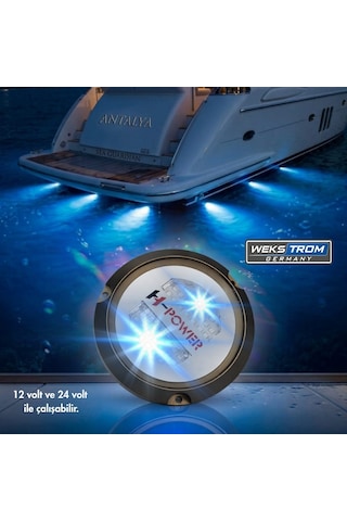 Wekstrom Germany H-power Sualtı Led Lamba 60 Watt 12 Volt - 24 Volt
