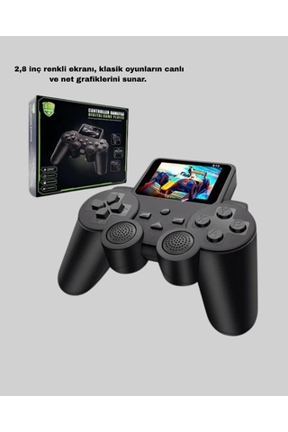 Atari S10 Taşınabilir Retro Oyun Konsolu 2.8 İnç Renkli Ekran Nostaljik Standart