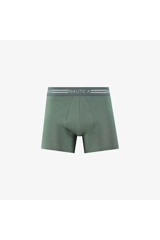 Nautica Erkek Gri Standart Fit 3'lü Boxer Düz X55006t Gri