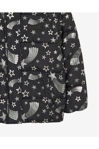Skechers G Puffer Halley Jacket Büyük Kız Çocuk Siyah Mont Sk2620131-3817