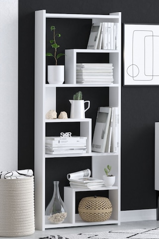 Decormet Prins Kitaplık Dec0055 Beyaz