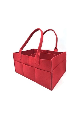 Eternal Luck Keçe Çocuk - Bebek Bakım Çantası - Kırmızı