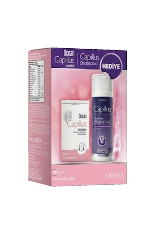 Ocean Capillus Women 60 Tablet + Capillus Shampoo 200 Ml Hediye