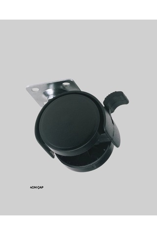 Hubrendy Tekno Kilitli 4 Cm Evrensel Tekerlek Ayak Tek Adet 16063626