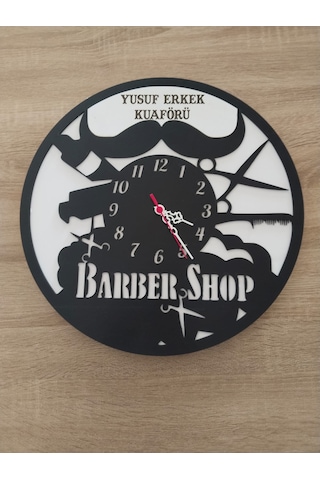 Berber///kuaför//güzellik Merkezi Kişiye Özel İsim Yazılı Şık Renkli