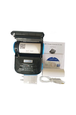 CBTxGlobal MTP-3 3" 80 MM Fiş Yazıcısı + 1 Rulo Termal Kağıt Siyah