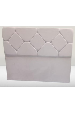 Dk Baklava Model Baby Face Kumaş El Yapımı Çift Kişilik Başlık Krem 150 CM