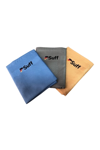 Suff Mikrofiber Bez Cam Ve Tüm Yüzeyler İçin 3 Lü Paket 40x60 Sih