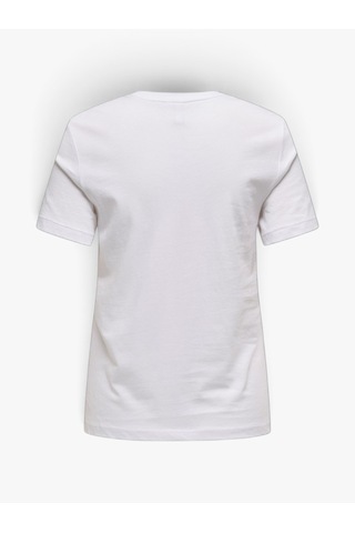 Only Onlemma Lıfe Reg S/s Lady Top Jrs Kadın Bright White T-shirt - 15329752