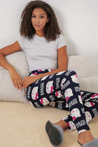 Bigdart 4323 Desenli Pijama Altı - A. Lacivert