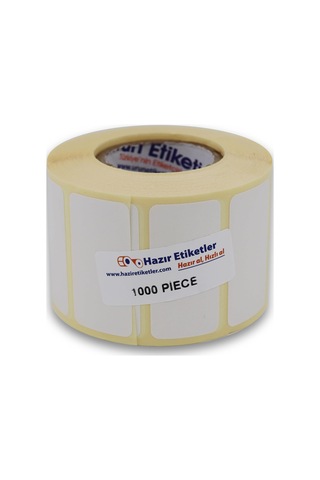 Eko Termal Etiket 50mm X 25mm Ruloda 1000 Adet 40mm Kuka Çapında Direk Termal Transfer Etiketi Diğer