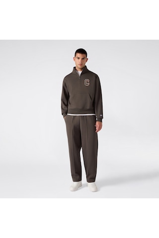Champion Half Zip Erkek Yeşil Sweatshirt 222627