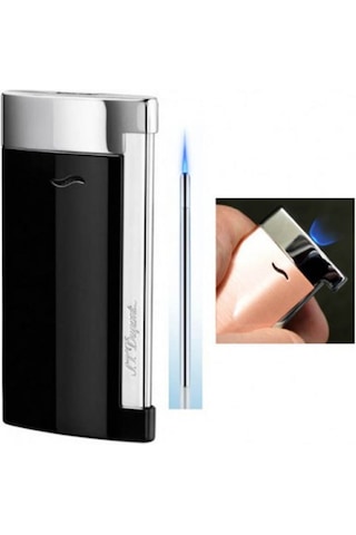 S.T. Dupont Slim 7 Çakmak 027700 Krom/parlak Siyah