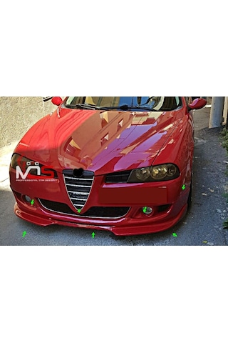 Alfa Romeo 156 Makyajlı Kasa Ön Tampon Eki Fiberglass Boyasız