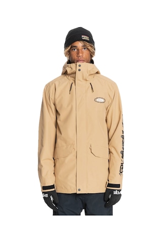 Quıksılver Quiksilver Erkek Snowboard Ceketi In The Hood Kahverengi Cld0 Bej