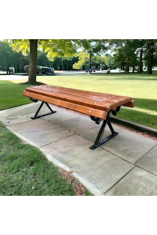 Motifli Arkalıksız Oturma Bankı 145 Cm-231