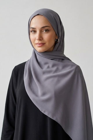 İpekçe Şal Medine 70 190 Kül Gri