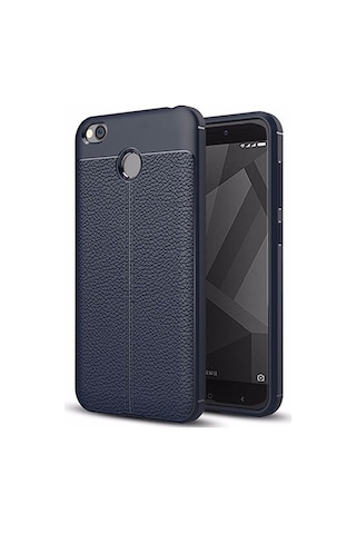 Zore Red Mi 4x İle Uyumlu Niss Silikon Kılıf Lacivert