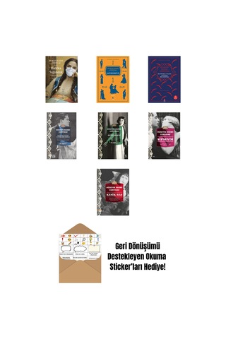 Hüseyin Rahmi Gürpınar 7 Kitap Set + Okuma Sticker'ları