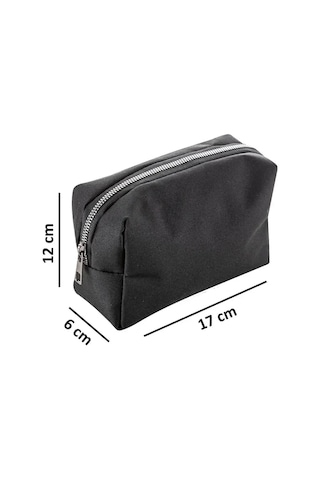 Voice Clutch Seyahat Makyaj Kozmetik Çantası Kumaş 250 Siyah