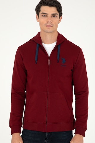 U.s. Polo Assn. Erkek Bordo Sweatshirt 50289028-vr014 Bordo