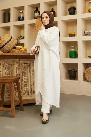 Neways 6394-standart Tunik Beyaz