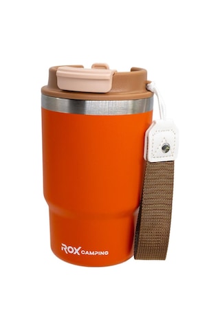 Rox Camping 0195 Pipetli Kahve Termosu 0.48 Lt - Turuncu Turuncu
