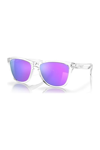 Oakley Oak 9013 9013h7 55 Frogskins Erkek Aynalı Kare Şeffaf Güneş Gözlüğü