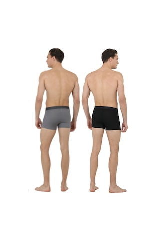 D's Damat Ds Damat Boxer Set Siyah-gri Ds220300 R020 Gri - Siyah