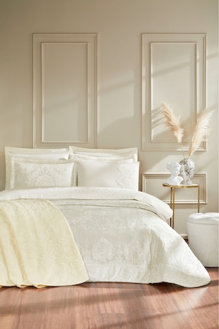 Özdilek Harmony Çeyiz Seti 10 Parça Krem Çok Renkli