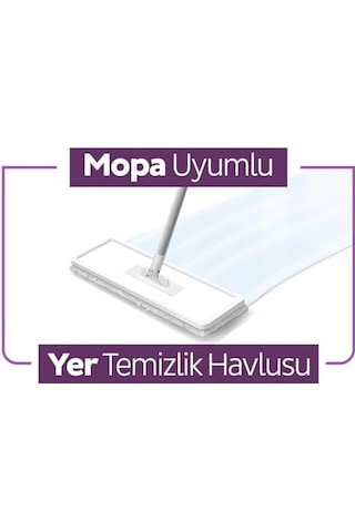 Easy Clean Orkide Bahçesi Mopa Uyumlu Yer Temizlik Havlusu&mendili 20 Yaprak Diğer