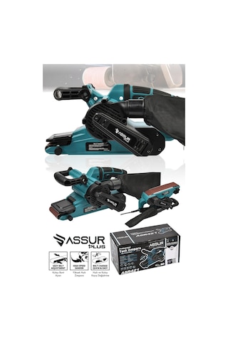 Assur Plus 900W Elektrikli Vakumlu Tozsuz Cila Özellikli Tank Zımpara Makinesi - 2849