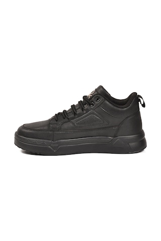 United Colors Of Benetton Siyah Bağcıklı Bilek Boy Erkek Sneaker Bnı-11196 M