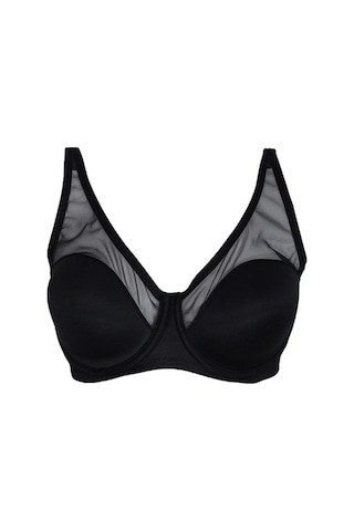 Le Jardin Tül Kaplı Soft Cup Sütyen Siyah | 9200-B Siyah