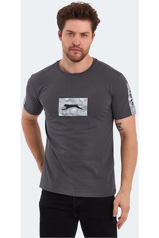 Slazenger PADERAU IN Erkek Tişört Koyu Gri