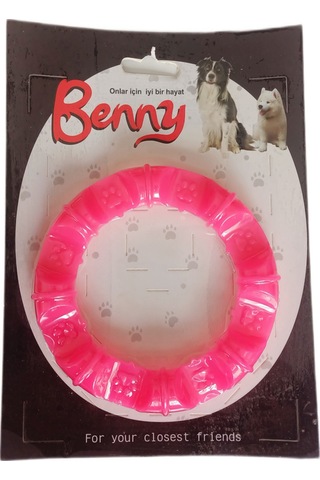 Benny Köpek Oyuncağı Yuvarlak Şekilli 11,5 Cm Pembe
