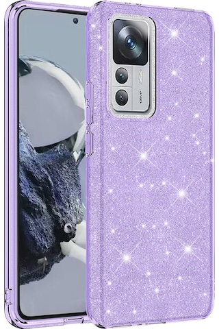 Xiaomi Mi 12T Pro Kılıf Zore Shining Simli Silikon Kılıf