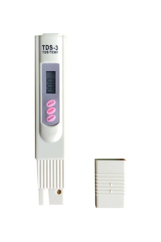 Konesam Su Kalitesi Testeri - Tds Kalem Cihazı, Doğru Ölçüm 1-9990ppm , Otomatik Kapatma, Su Arıtma Ve Laboratuvar Kullanıma Uygun Beyaz