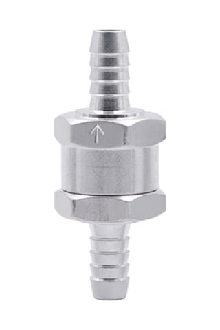 Sones Araba 8mm Alüminyum Alaşımlı Yakıt Benzinli Tek Yönlü Geri Dönüşsüz Çek Valf