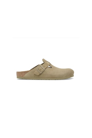 Birkenstock Bırkenstock Boston Leather Kadın Terlik 1025788 1025788 Shki Soluk Haki
