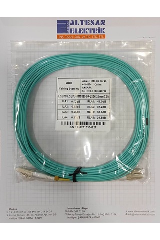 UCS LC/UPC-LC/UPC-OM3/150-DX-LSZH-2.0MM