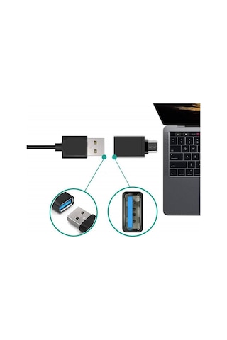 Codegen Cdg-Cnv35 Type-C - Usb 3.0 Görüntü Adaptörü Siyah