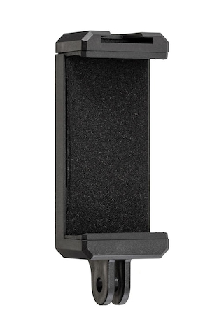 Gplus Gp145 Aksiyon Kamera Cep Telefonu Yatay Dikey Uyumlu Düşmez Yaylı Ayarlanabilir Telefon Tutucu Siyah