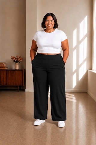 Sngl Tekstil Kadın Büyük Beden Pantolon S M L Xl 2xl 3xl 4xl 5xl 6xl 7xl 8xl 9xl Siyah