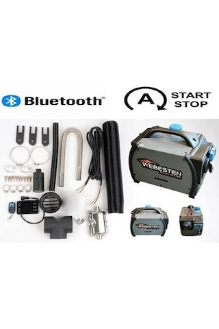 Webesten 12 24 220 Dizel Isıtıcı 3 Metre Hortum Hediyeli
