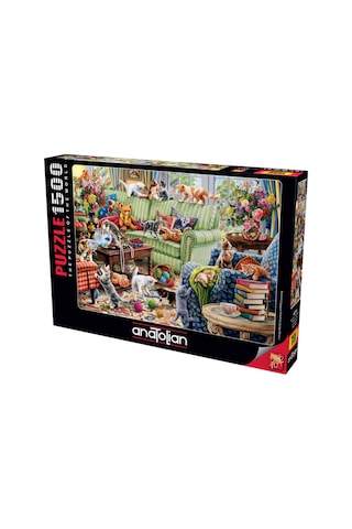 Anatolian 1500 Parçalık Puzzle - Salondaki Yaramazlar 4575