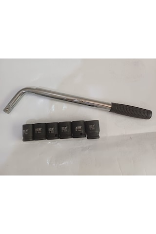 Teleskopik Bijon Anahtarı, 45cm Kol Ve 1/2 Lokmalar