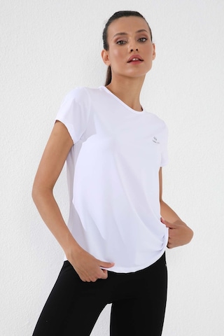 Tommy Life Beyaz Basic Kısa Kol Standart Kalıp O Yaka Kadın T-shirt - 97144 Beyaz