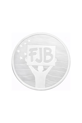 AgaKulche FJB Lets Go Brandon Gümüş Sikke Coin